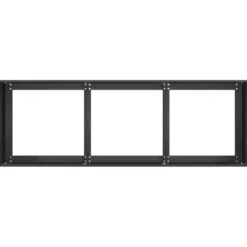 vidaXL - Plantenbak Zwart 120x40x40 cm Koudgewalst Staal