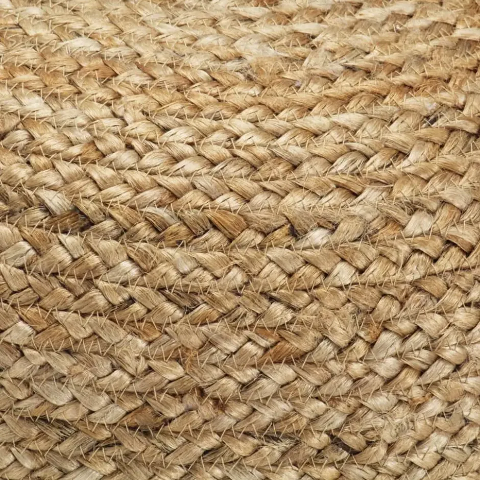vidaXL - Poef - Bruin - Jute - 45 x 30 cm
