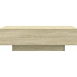 vidaXL - Rechthoekige Salontafel - Sonoma eiken - Bewerkt hout - 100x49.5 cm