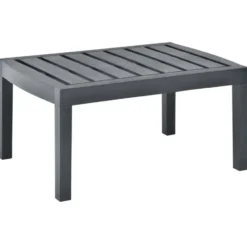 vidaXL - Salontafel - Antraciet - Kunststof