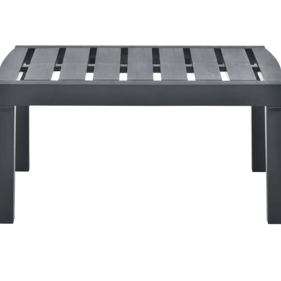 vidaXL - Salontafel - Antraciet - Kunststof