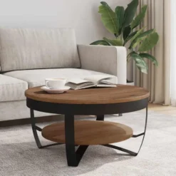 vidaXL - Salontafel - Bruin - Acaciahout