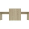 vidaXL - Salontafel - Bruin - Bewerkt hout