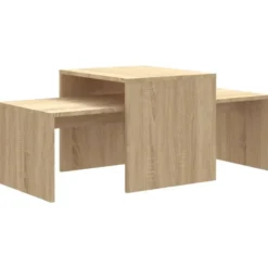 vidaXL - Salontafel - Bruin - Bewerkt hout