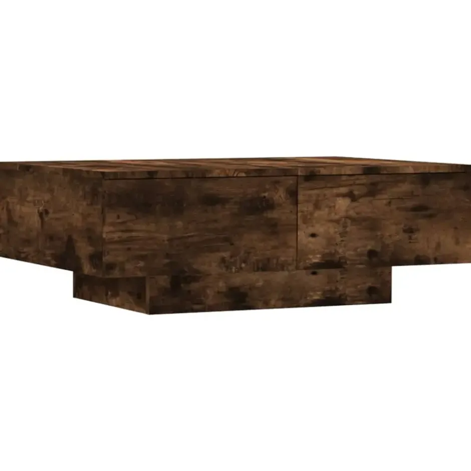 vidaXL - Salontafel - Bruin - Bewerkt hout - 90 x 60 x 31 cm