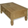 vidaXL - Salontafel - Bruin - Grenenhout