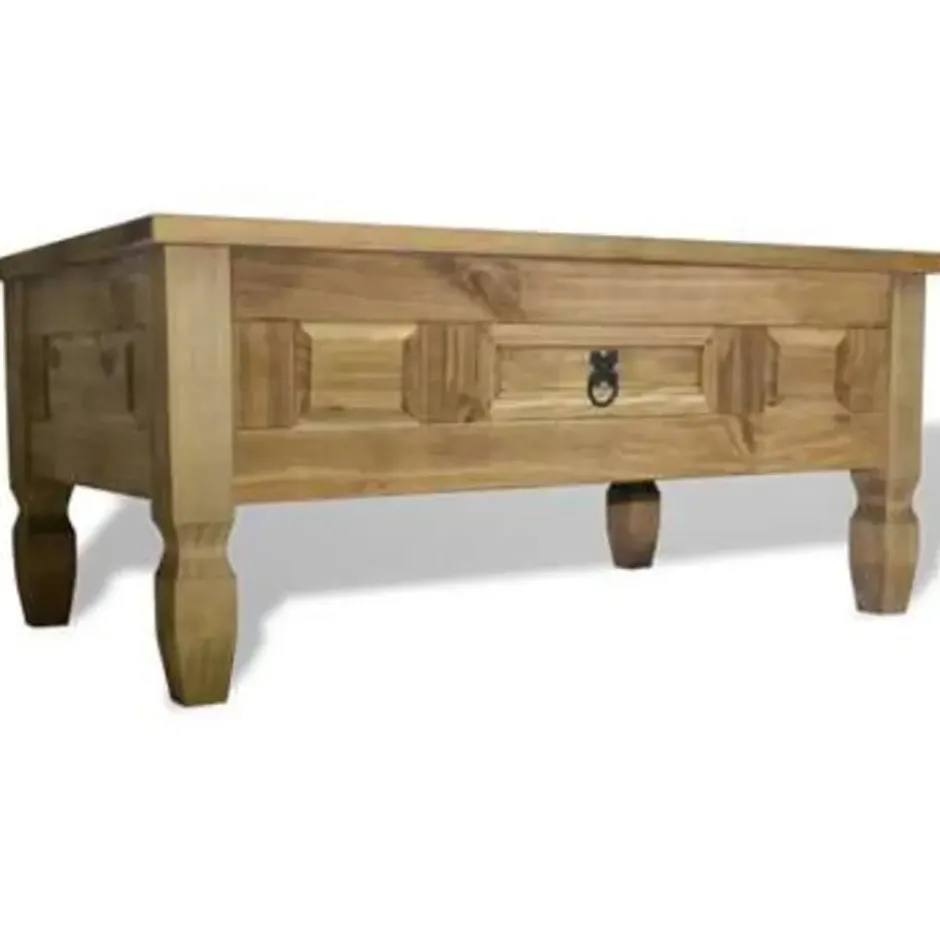 vidaXL - Salontafel - Bruin - Grenenhout