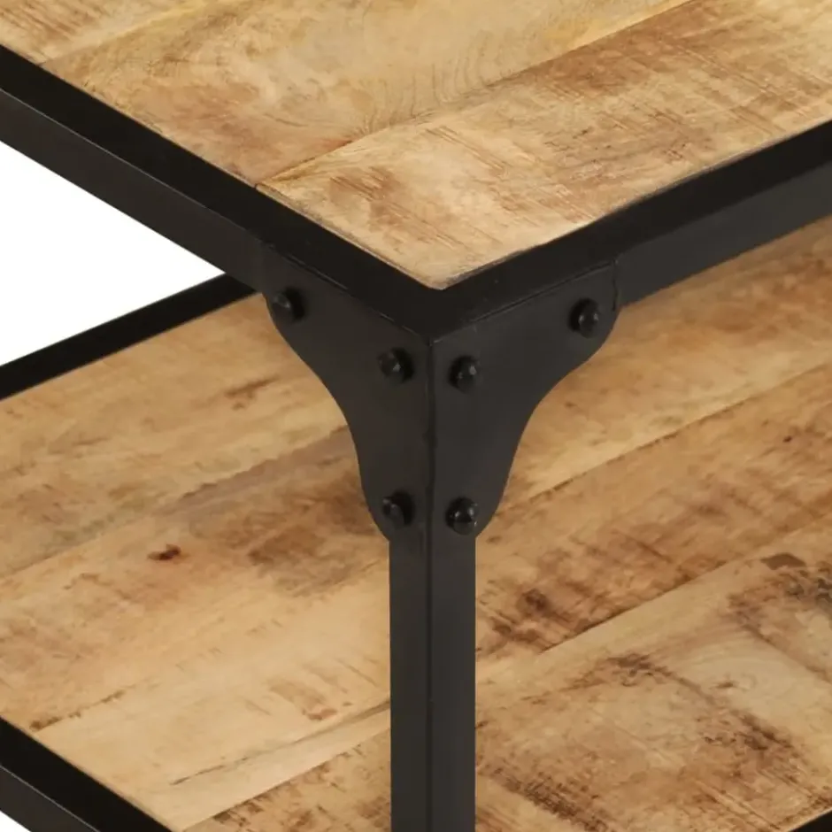 vidaXL - Salontafel - Bruin - Hout - 90 x 45 x 35 cm