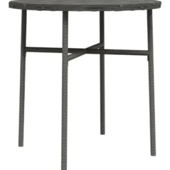 vidaXL - Salontafel - Grijs - Poly rattan