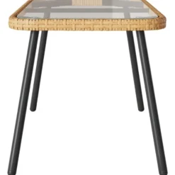 vidaXL - Salontafel - Light Grey - Metal - 90 x 45 x 43 cm