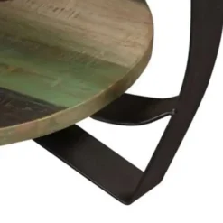 vidaXL - Salontafel - Multikleur - Hout - 65 x 32 cm