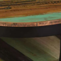vidaXL - Salontafel - Multikleur - Hout - 65 x 32 cm