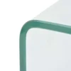 vidaXL - Salontafel - Transparent - Glas