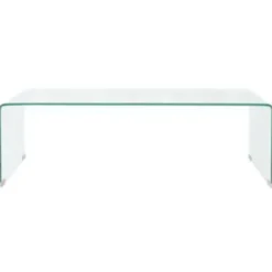 vidaXL - Salontafel - Transparent - Glas
