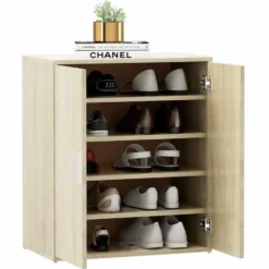 vidaXL - Schoenenkast - Bruin - Bewerkt hout - 60 x 35 x 70 cm