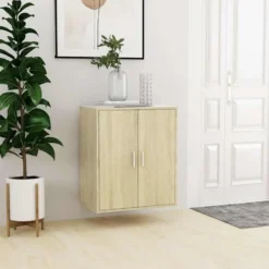 vidaXL - Schoenenkast - Bruin - Bewerkt hout - 60 x 35 x 70 cm