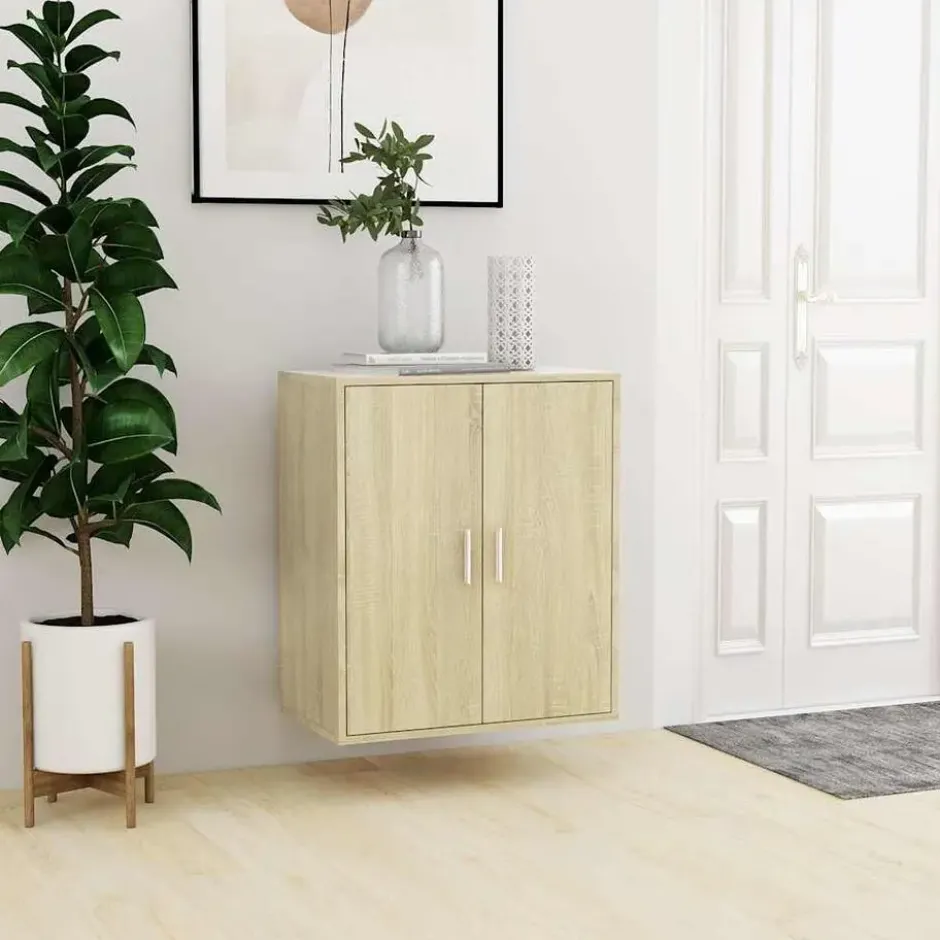 vidaXL - Schoenenkast - Bruin - Bewerkt hout - 60 x 35 x 70 cm