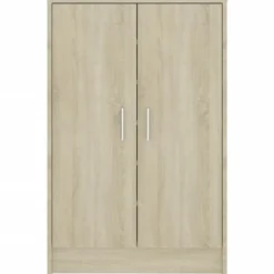 vidaXL - Schoenenkast - Bruin - Bewerkt hout - 60 x 35 x 92 cm