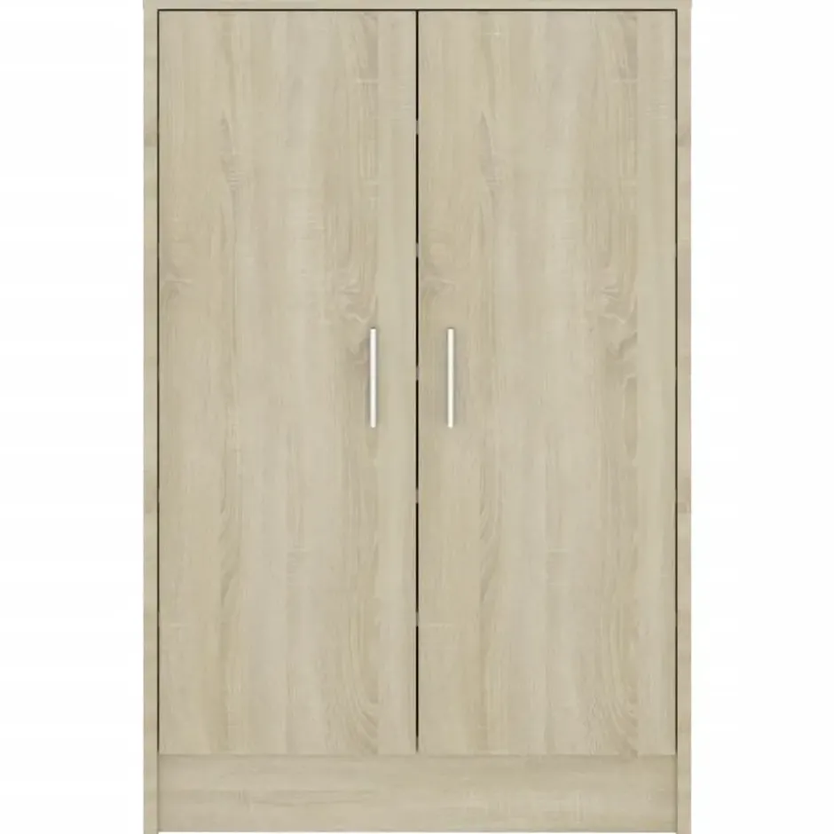 vidaXL - Schoenenkast - Bruin - Bewerkt hout - 60 x 35 x 92 cm