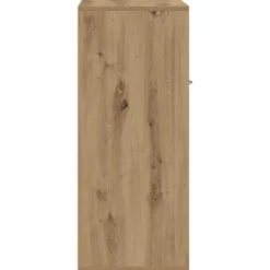 vidaXL - Schoenenkast met 1 lade 2 deuren - Artisan eiken - Hout - 60x35x84 cm