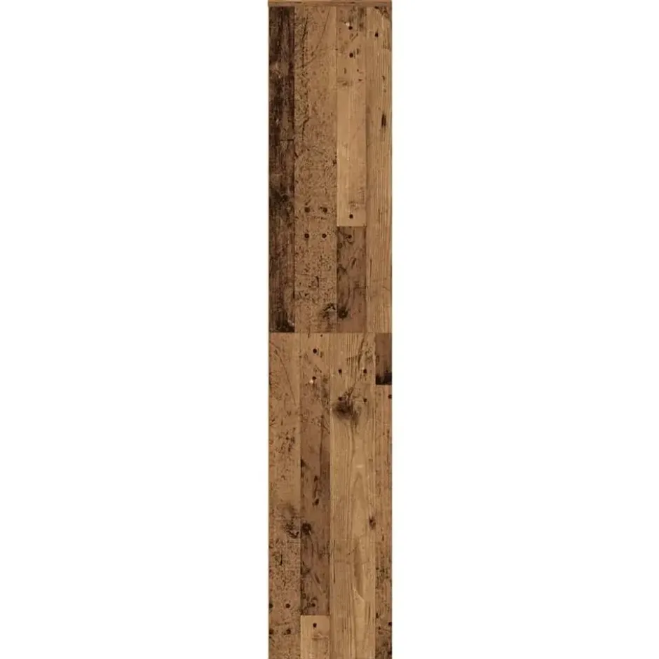 vidaXL - Schoenenkast - Oud hout - Bewerkt hout - 22 paar - 54x34x183 cm