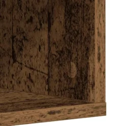 vidaXL - Schoenenkast - Oud hout - Bewerkt hout - 22 paar - 54x34x183 cm