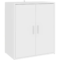 vidaXL - Schoenenkast - Wit - Bewerkt hout - 60 x 35 x 70 cm