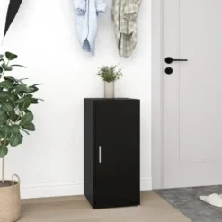 vidaXL - Schoenenkast - Zwart - Bewerkt hout - 31.5 x 35 x 70 cm