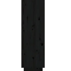 vidaXL - Schoenenkast - Zwart - Grenenhout