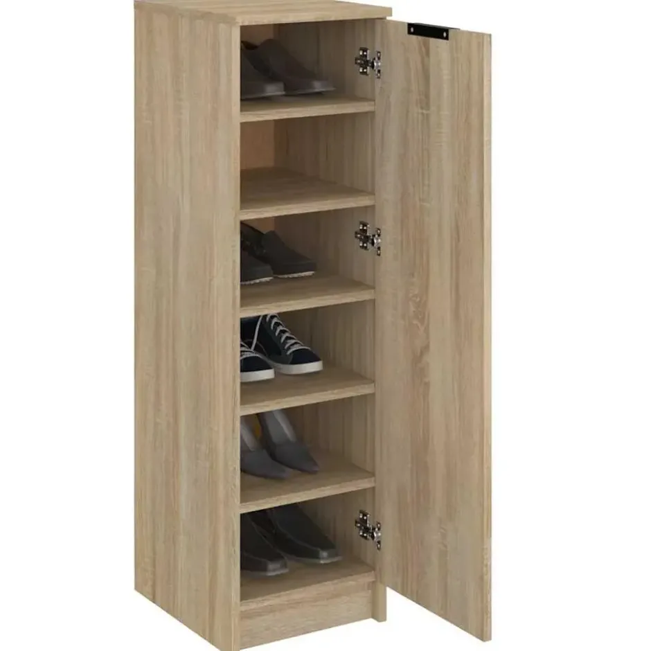 vidaXL - Schoenenrek - Bruin - Bewerkt hout