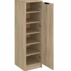 vidaXL - Schoenenrek - Bruin - Bewerkt hout