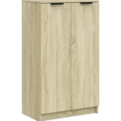 vidaXL - Schoenenrek - Bruin - Bewerkt hout