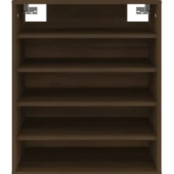 vidaXL - Schoenenrek - Bruin - Bewerkt hout - 60 x 35 x 70 cm