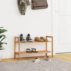 vidaXL - Schoenenrek - Bruin - Hout