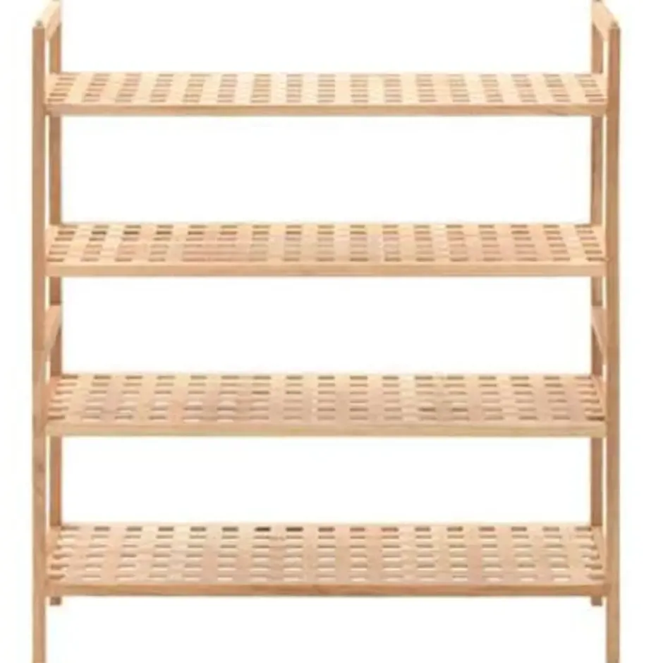 vidaXL - Schoenrek - Beige - Hout