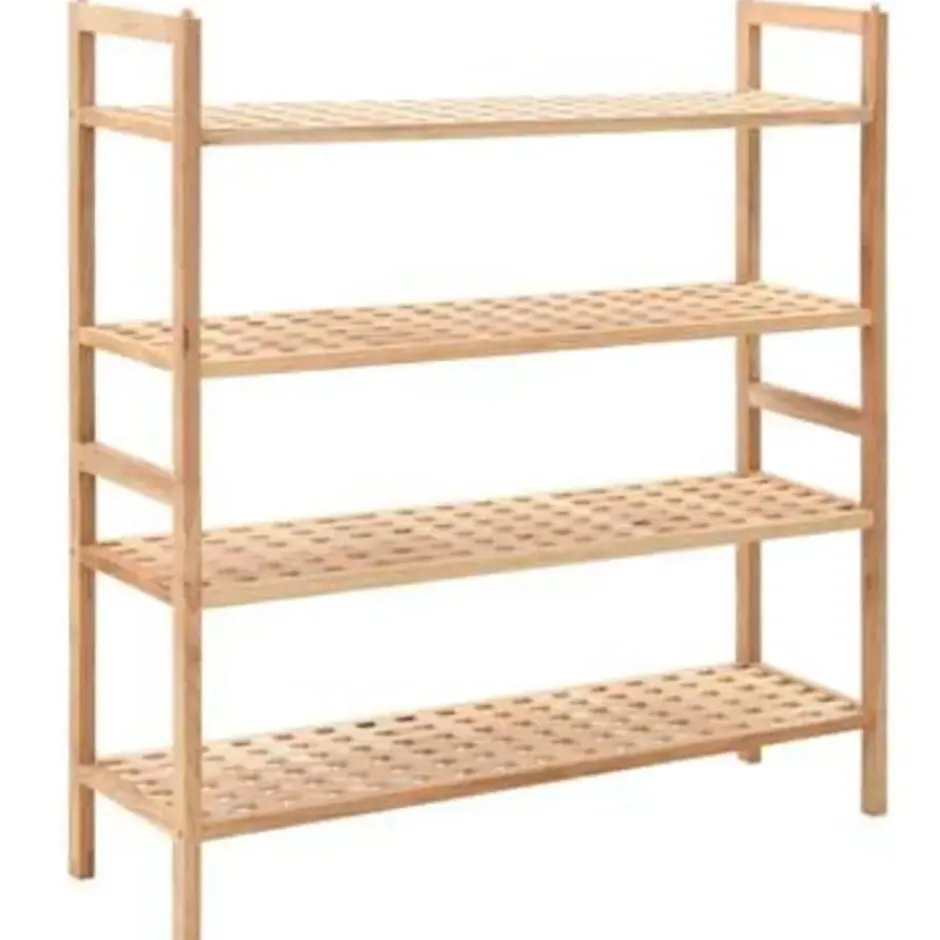 vidaXL - Schoenrek - Beige - Hout