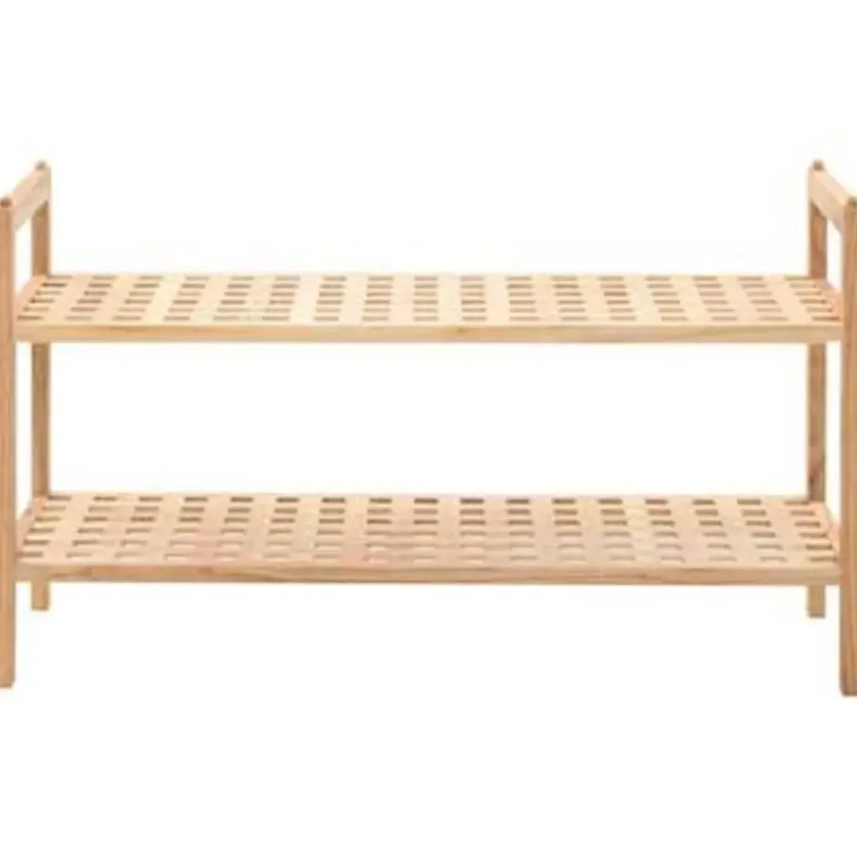 vidaXL - Schoenrek - Beige - Hout