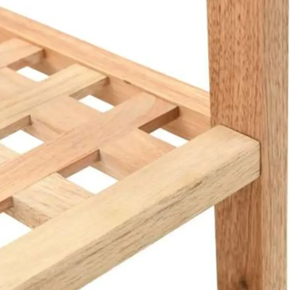 vidaXL - Schoenrek - Beige - Hout