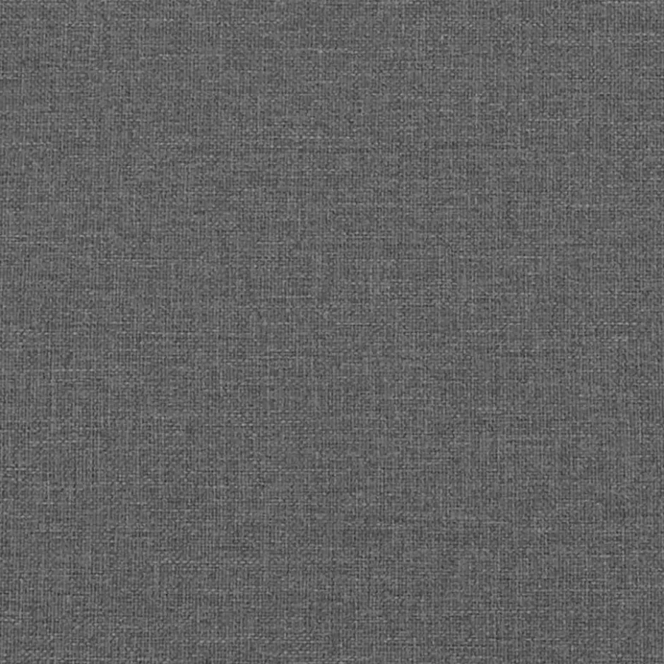 vidaXL Slaapbank inklapbaar met kussen - Donkergrijs stof - 74x77x81 cm