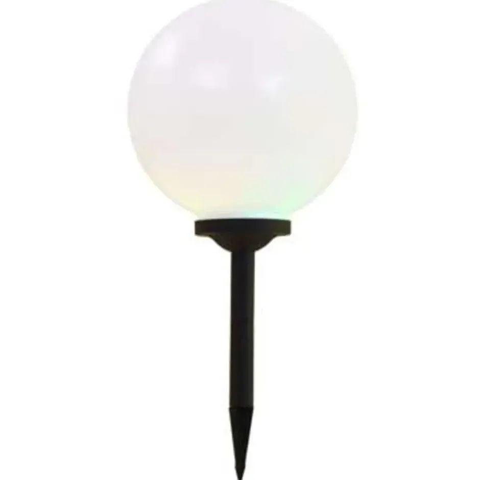 vidaXL - Solarlamp - Wit - Polypropyleen - 30 cm - 2 stuks