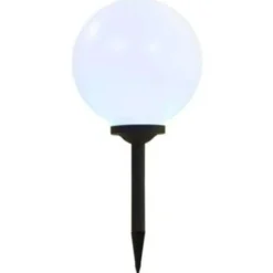 vidaXL - Solarlamp - Wit - Polypropyleen - 30 cm - 2 stuks