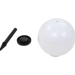vidaXL - Solarlamp - Wit - Polypropyleen - 30 cm - 2 stuks