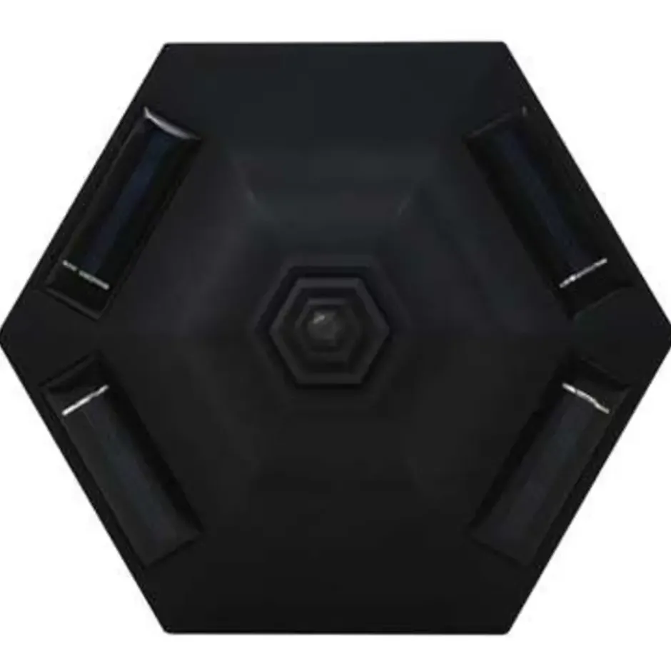 vidaXL - Solarlamp - Zwart - Polypropyleen - 3 stuks