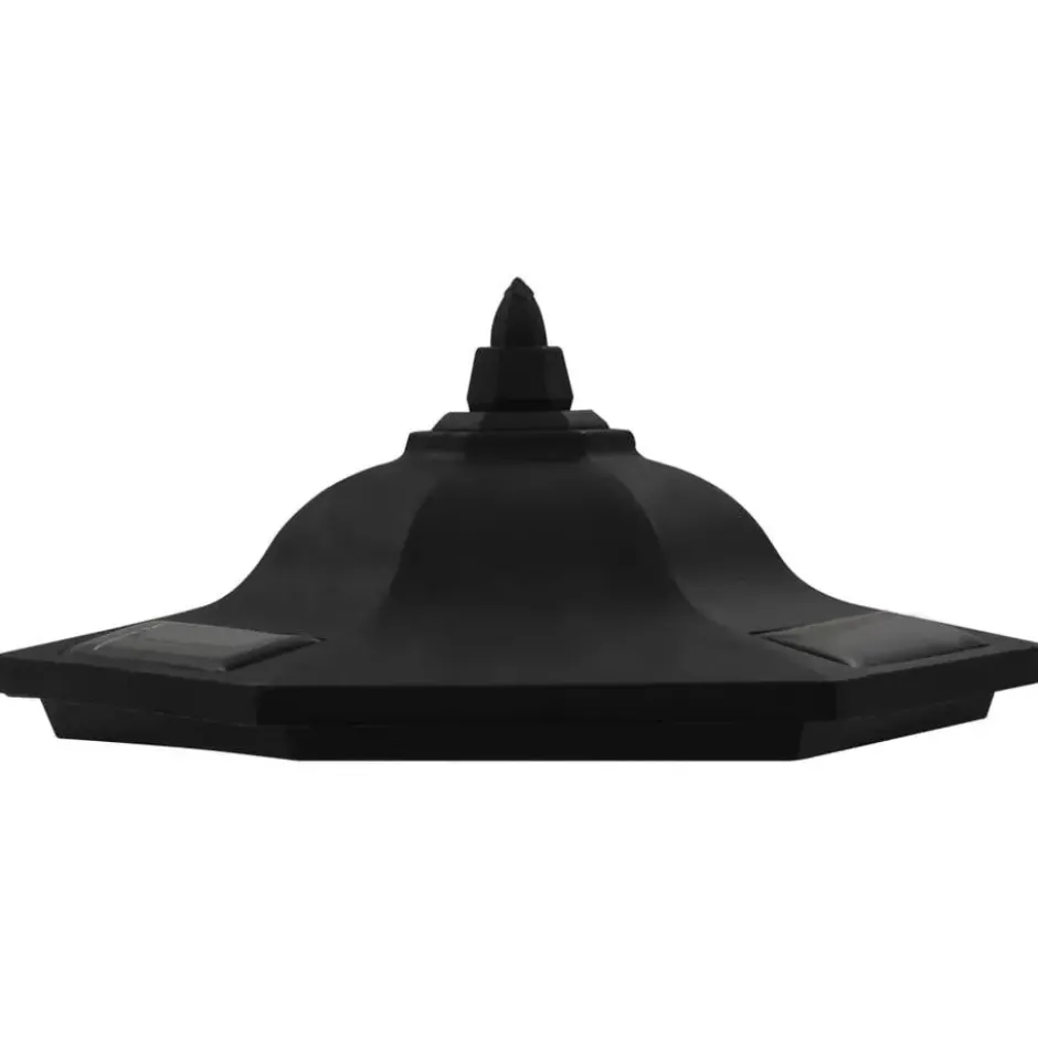 vidaXL - Solarlamp - Zwart - Polypropyleen - 3 stuks