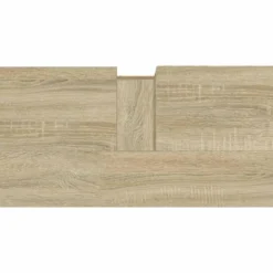 vidaXL - Sonoma eiken Wastafelonderkast met 1 deur 2 lades - 65x33x60 cm