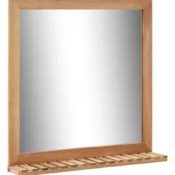 vidaXL - Spiegel - Bruin - Hout