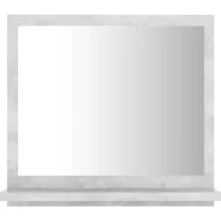 vidaXL - Spiegel - Grijs - Bewerkt hout - 40 x 10.5 x 37 cm