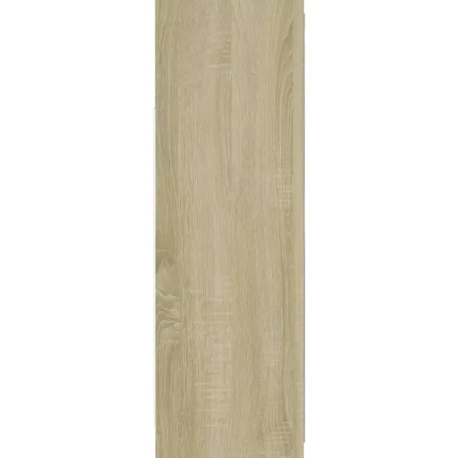 vidaXL - Spiegelkast - Bruin - Bewerkt hout
