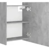 vidaXL - Spiegelkast - Grijs - Bewerkt hout