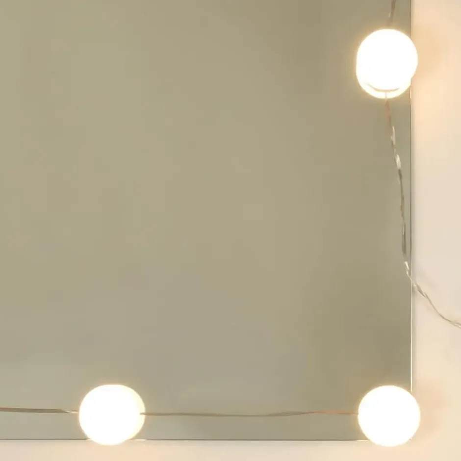 vidaXL - Spiegelkast met LED-verlichting 70x16,5x60 cm grijs sonoma